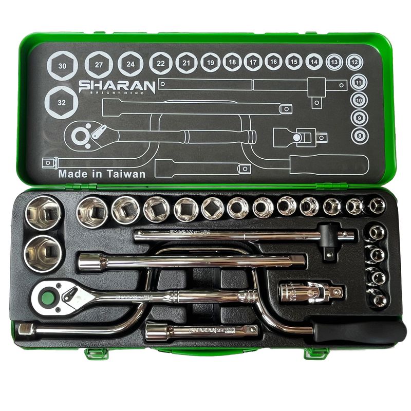 آچار بکس شاران مدل sm24 6pt مجموعه 24 عددی
